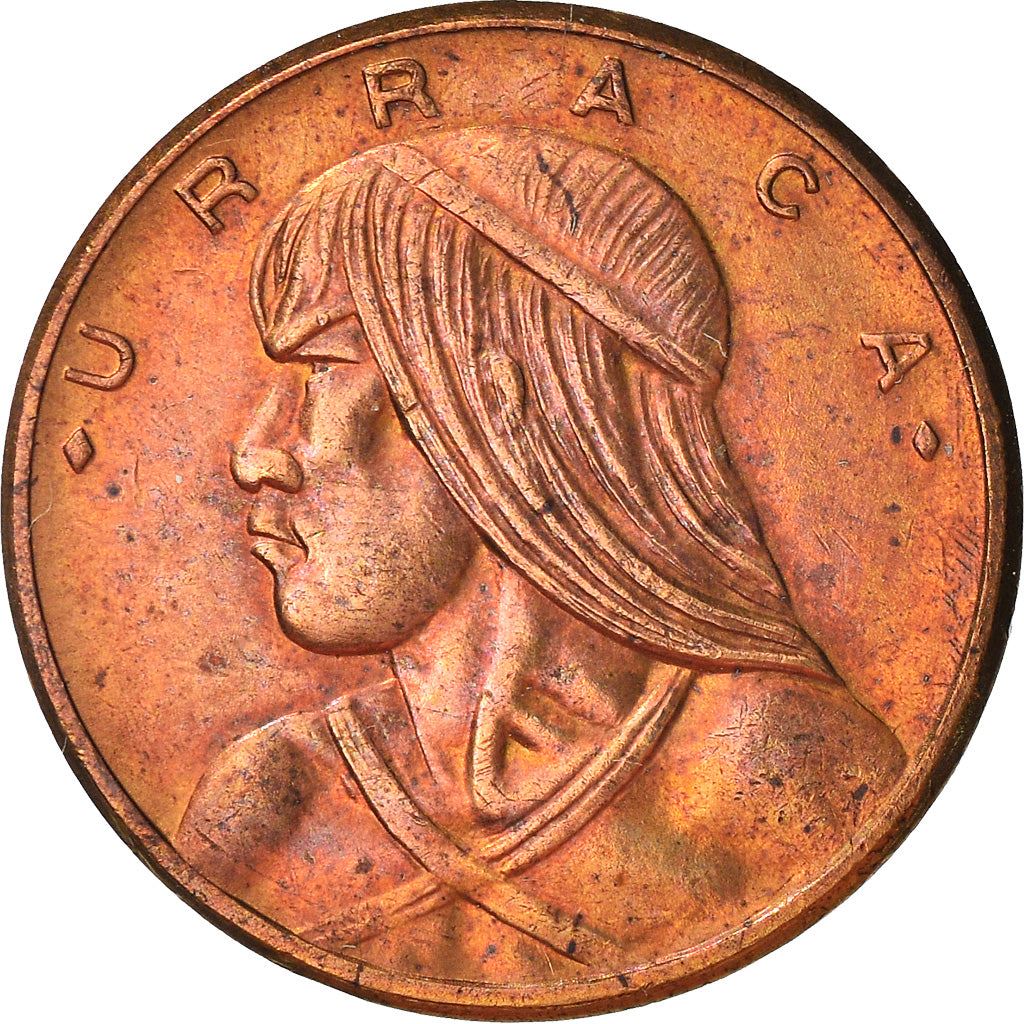 Panama 1 Centesimo Coin | Chief Urraca | KM22 | 1961 - 1987