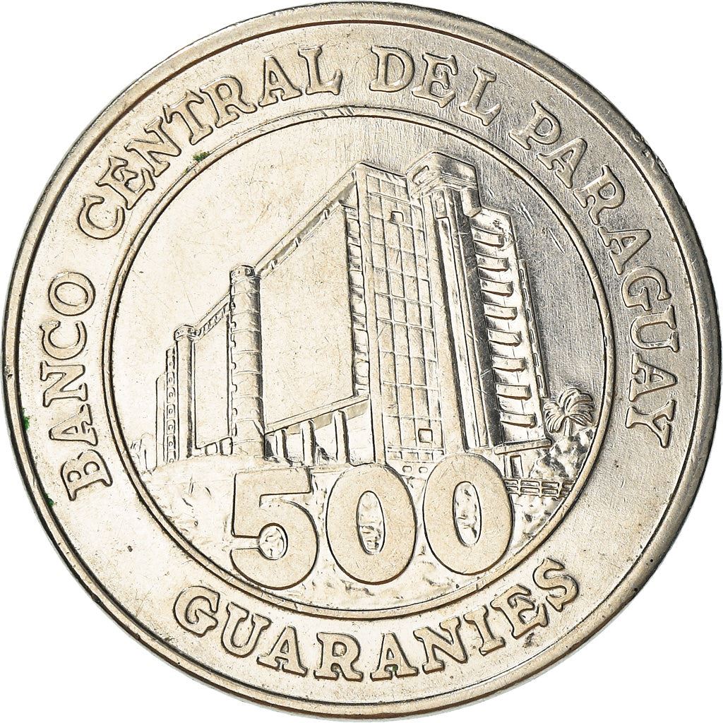 Paraguay 500 Guaranies Coin | Bernardino Caballero | KM195a | 2006 - 2019