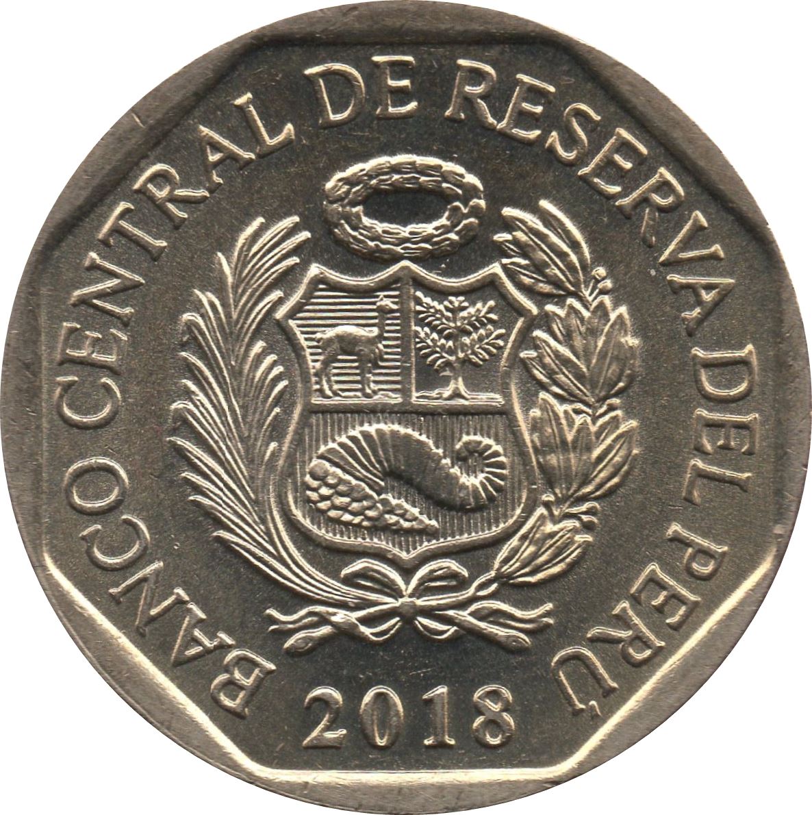 Peru 1 Sol | Wreath Coin | KM395 | 2016 - 2021