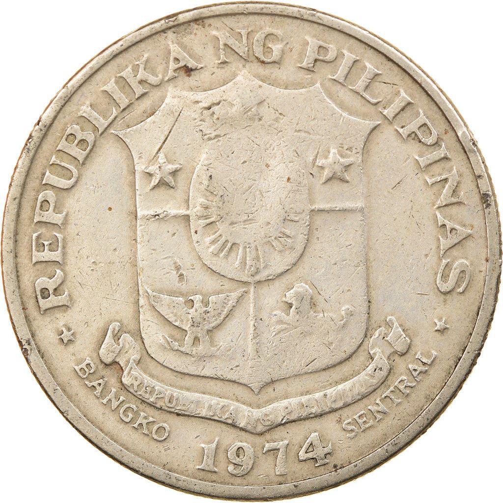 Philippines 1 Piso Jose Rizal Coin KM203 1972 - 1974