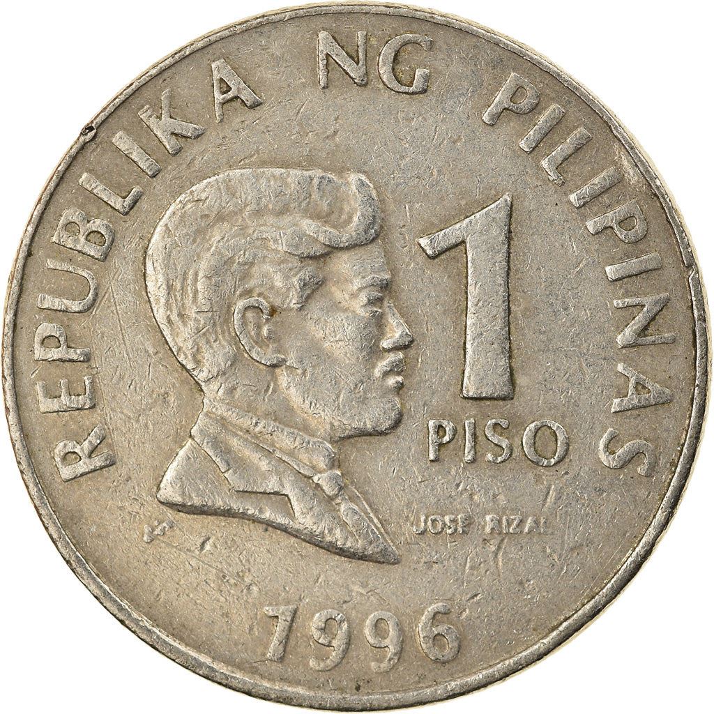 Philippines 1 Piso non-magnetic Coin KM269 1995 - 2003