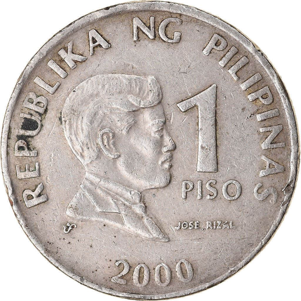 Philippines 1 Piso non-magnetic Coin KM269 1995 - 2003