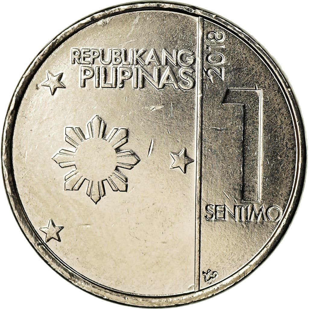 Philippines 1 Sentimo Coin | New Generation Currency | KM297 | 2017 - 2019