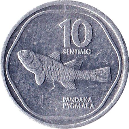 Philippines 10 Sentimo Coin | FAO | KM240 | 1983 - 1994