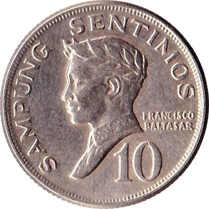 Philippines 10 Sentimos | KM198 | 1967 - 1974