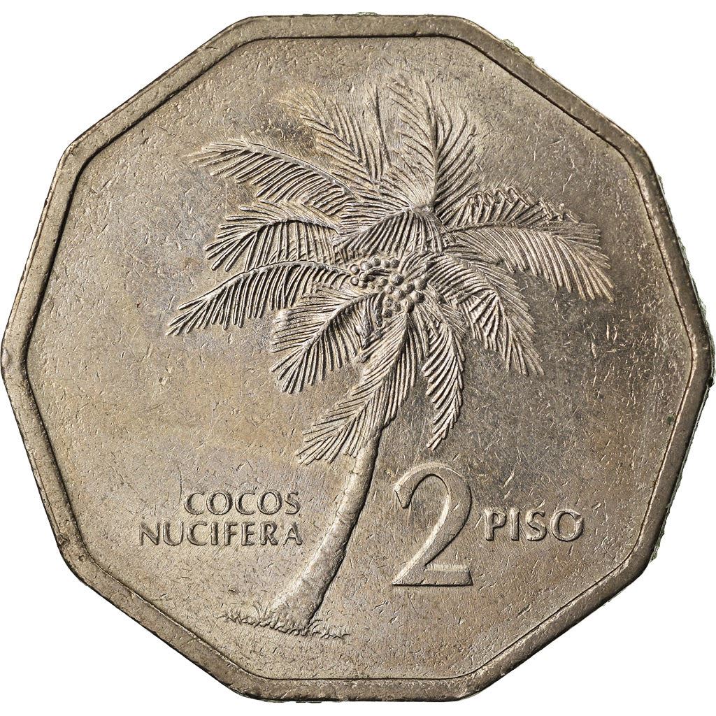 Philippines 2 Piso Coin | KM244 | 1983 - 1990