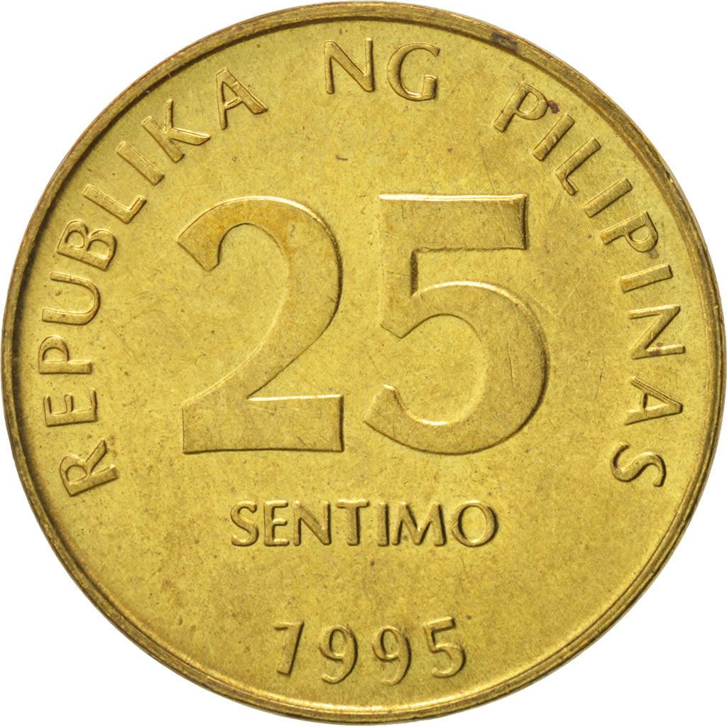 Philippines 25 Sentimo Coin KM271 1995 - 2003