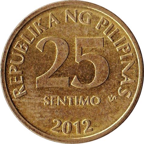 Philippines 25 Sentimo Coin KM271a 2003 - 2017