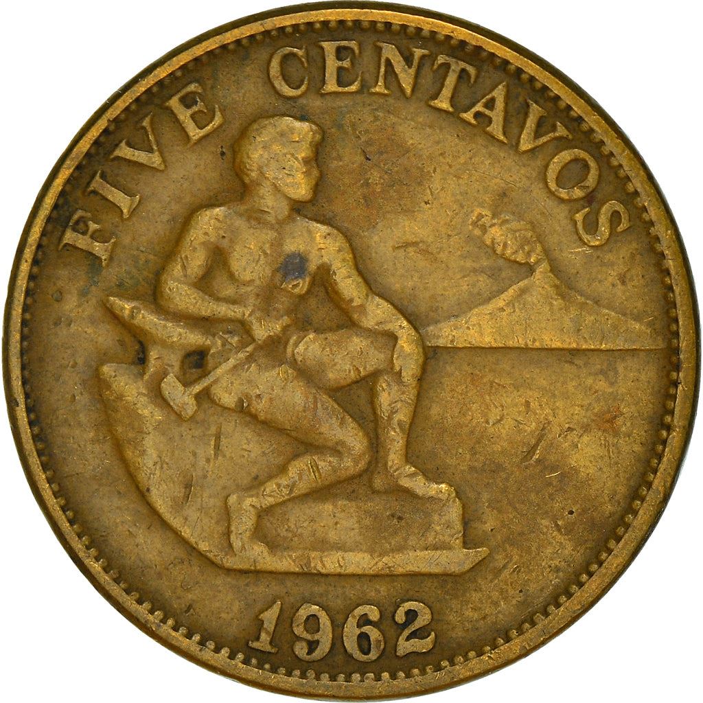 Philippines 5 Centavos Coin | KM187 | 1958 - 1966