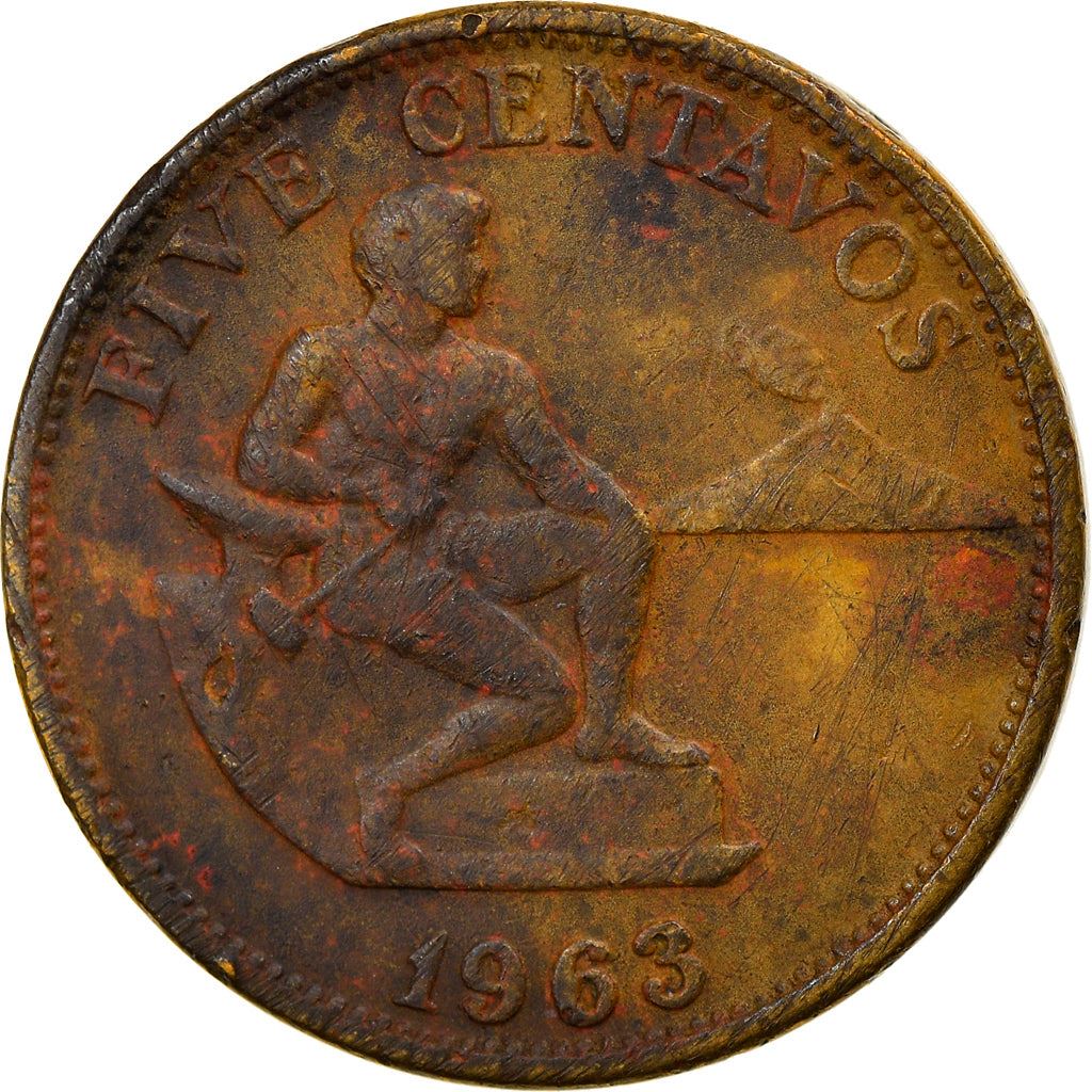 Philippines 5 Centavos Coin | KM187 | 1958 - 1966