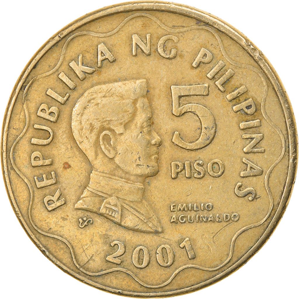 Philippines 5 Piso Coin KM272 1995 - 2017