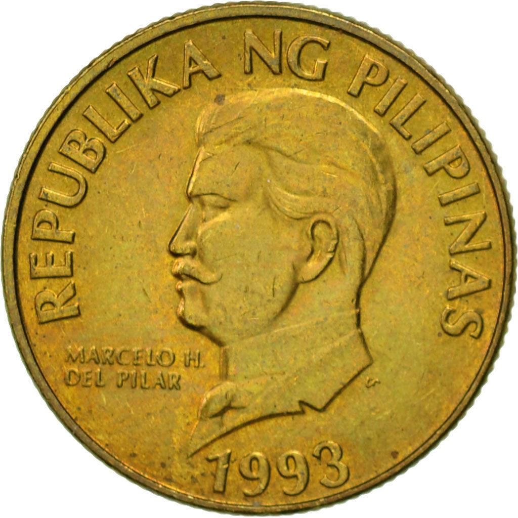 Philippines 50 Sentimo Coin | Marcelo H. del Pilar | KM242.3 | 1991 - 1994