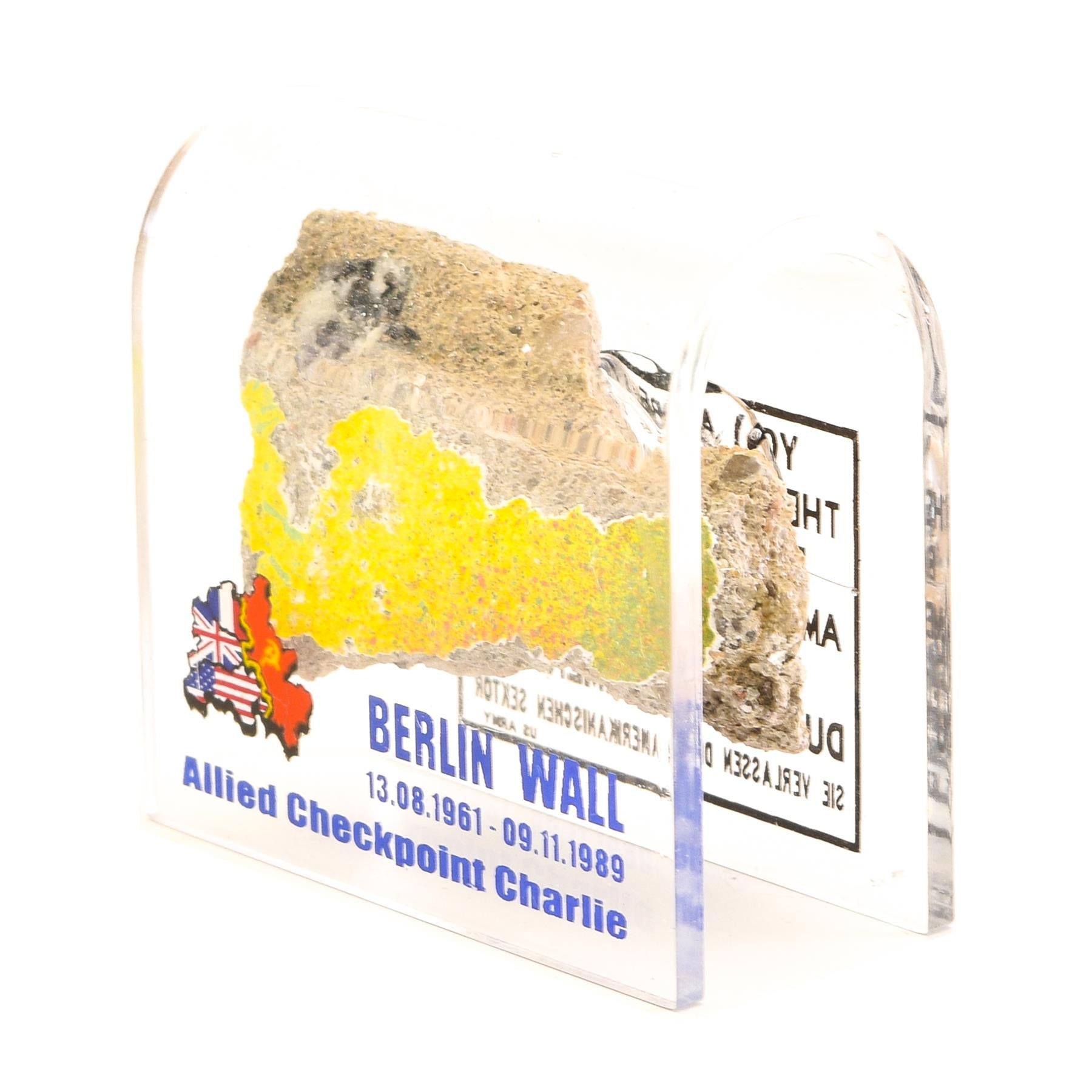 Pieces of Berlin Wall | Historical German Symbol | Concrete Fragments with Graffiti Art | 1961 - 1989