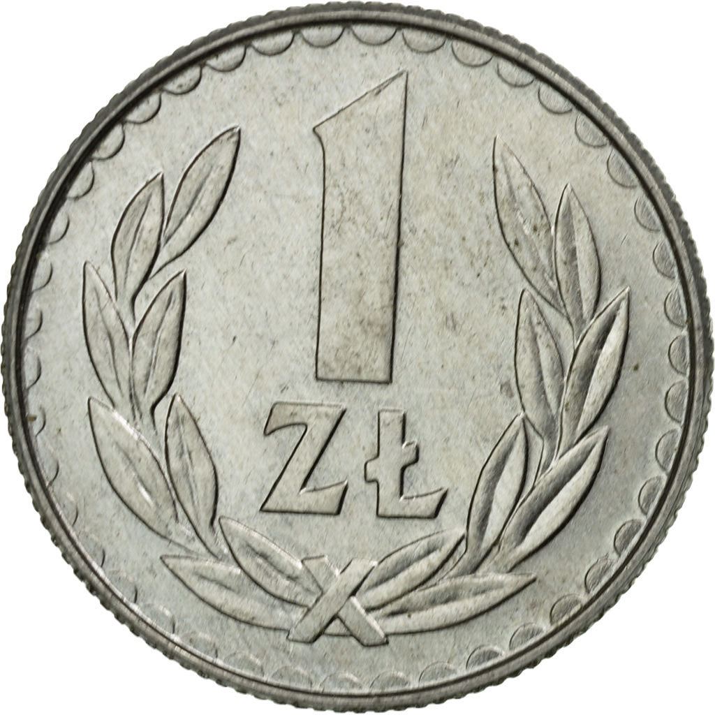 Poland | 1 Złoty | Eagle | KM49.2 | 1986 - 1988