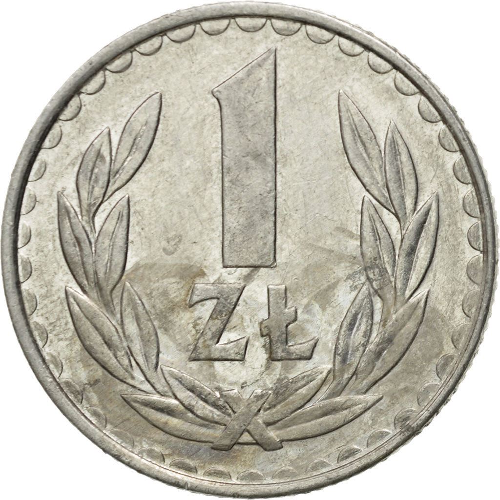 Poland | 1 Złoty | Eagle | KM49.2 | 1986 - 1988