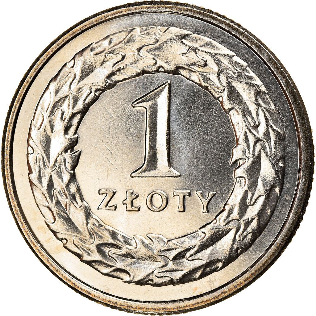 Poland | 1 Złoty | Oak Leaves | Eagle | KM282 | 1990 - 2016