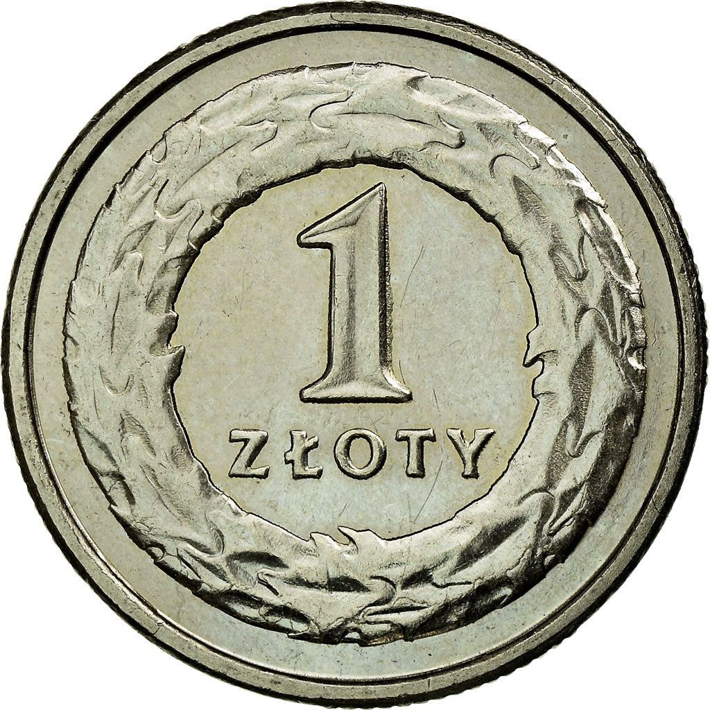 Poland | 1 Złoty | Oak Leaves | Eagle | KM282 | 1990 - 2016