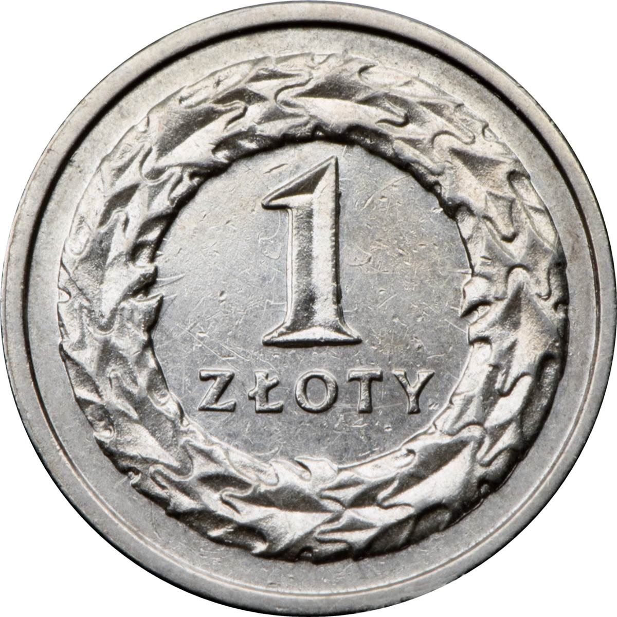 Poland | 1 Złoty | Oak Leaves | Eagle | KM282 | 1990 - 2016