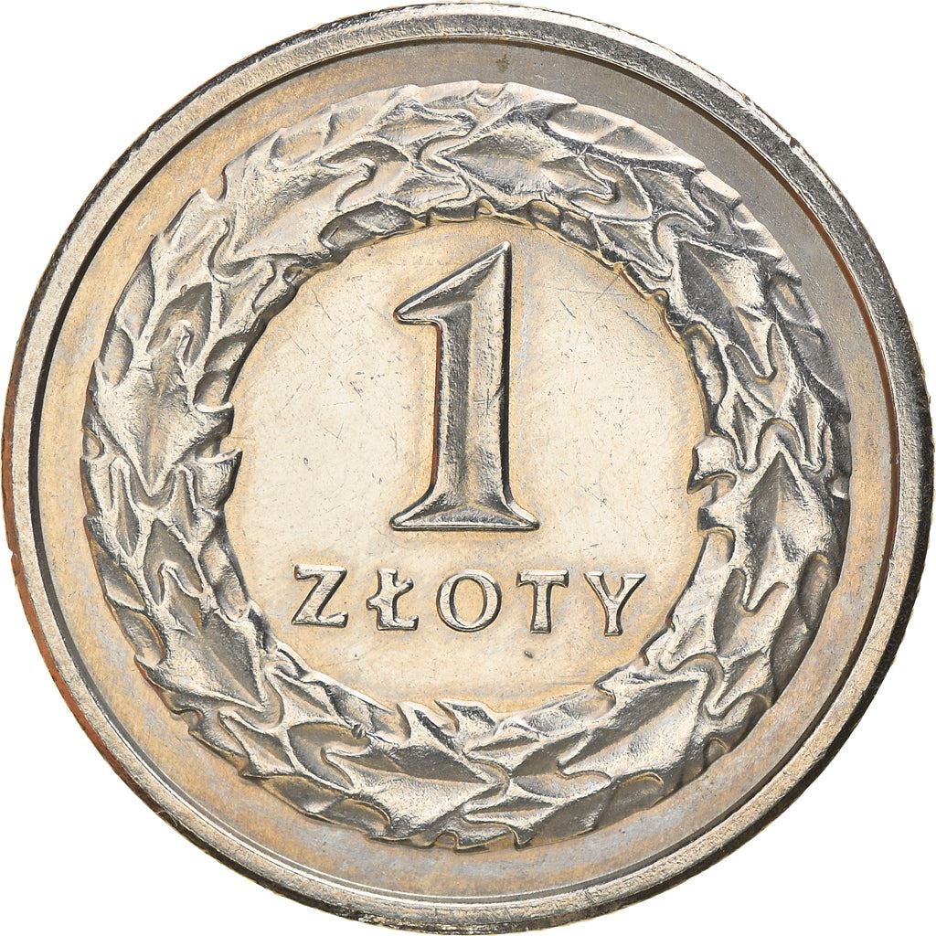 Poland | 1 Złoty | Oak Leaves | Eagle | KM282 | 1990 - 2016