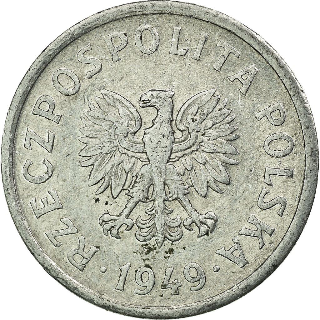 Poland | 10 Groszy Coin | Eagle | KM42 | 1949