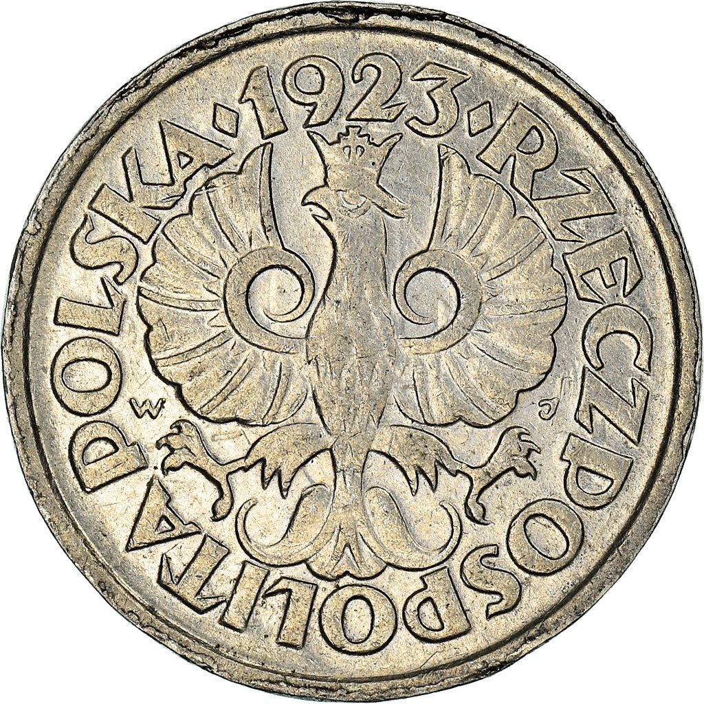 Poland | 10 Groszy Coin | German Occupation WW II | Eagle | KM36 | 1923