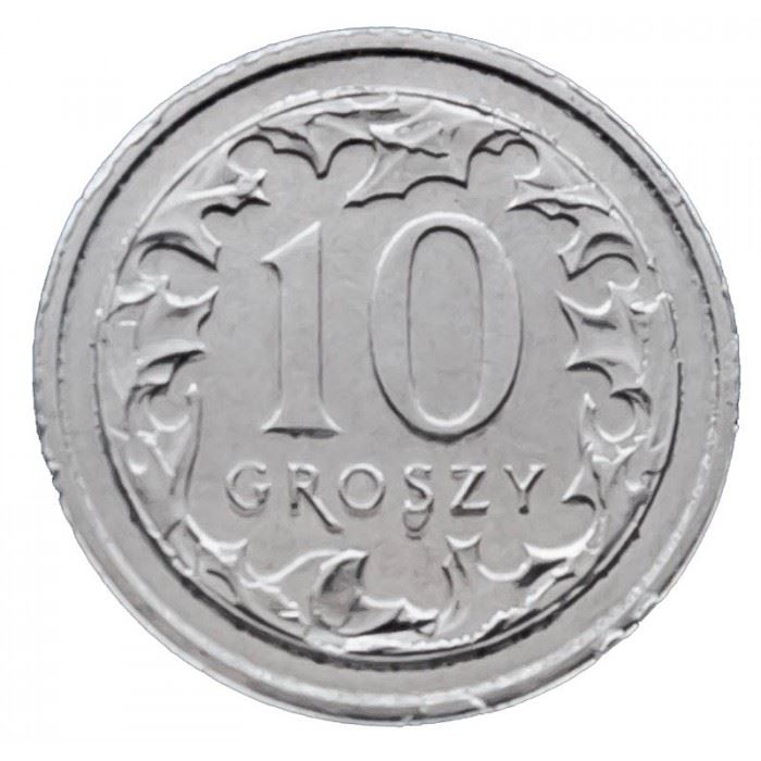 Poland | 10 Groszy Coin | Magnetic | Y:971C | 2019 - 2024