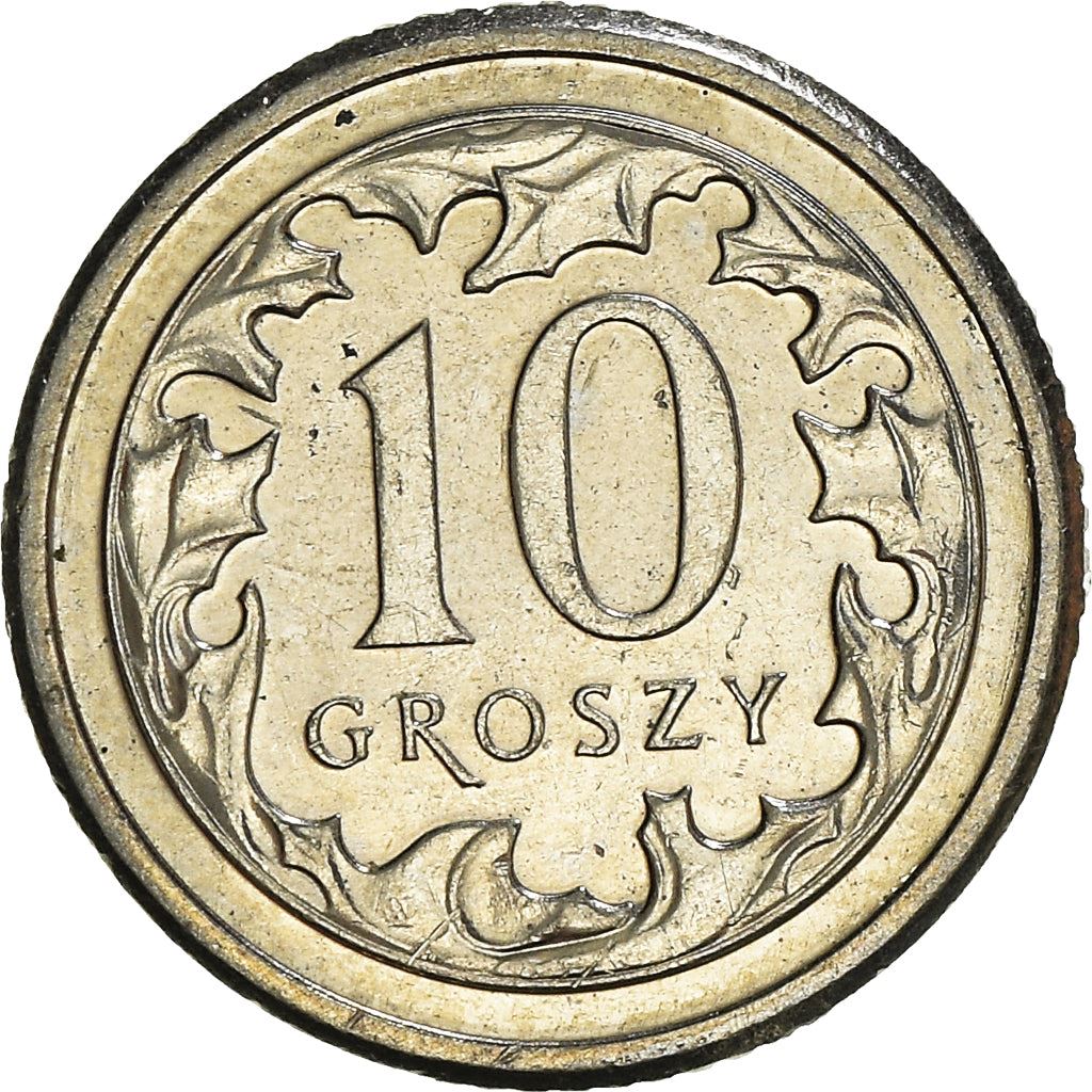 Poland | 10 Groszy | Eagle | KM279 | 1990 - 2016