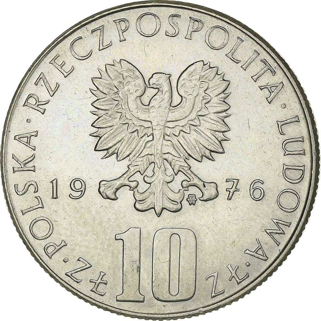 Poland | 10 Złotych | Bolesław Prus | Eagle | KM73 | 1975 - 1984