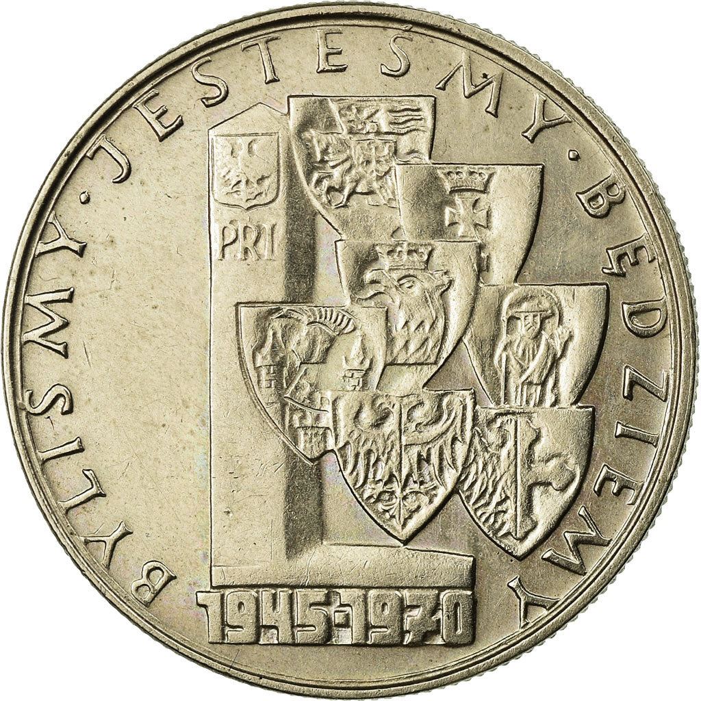 Poland | 10 Złotych Coin | Anniversary of Provincial Annexations | Assordet Shield | KM62 | 1970