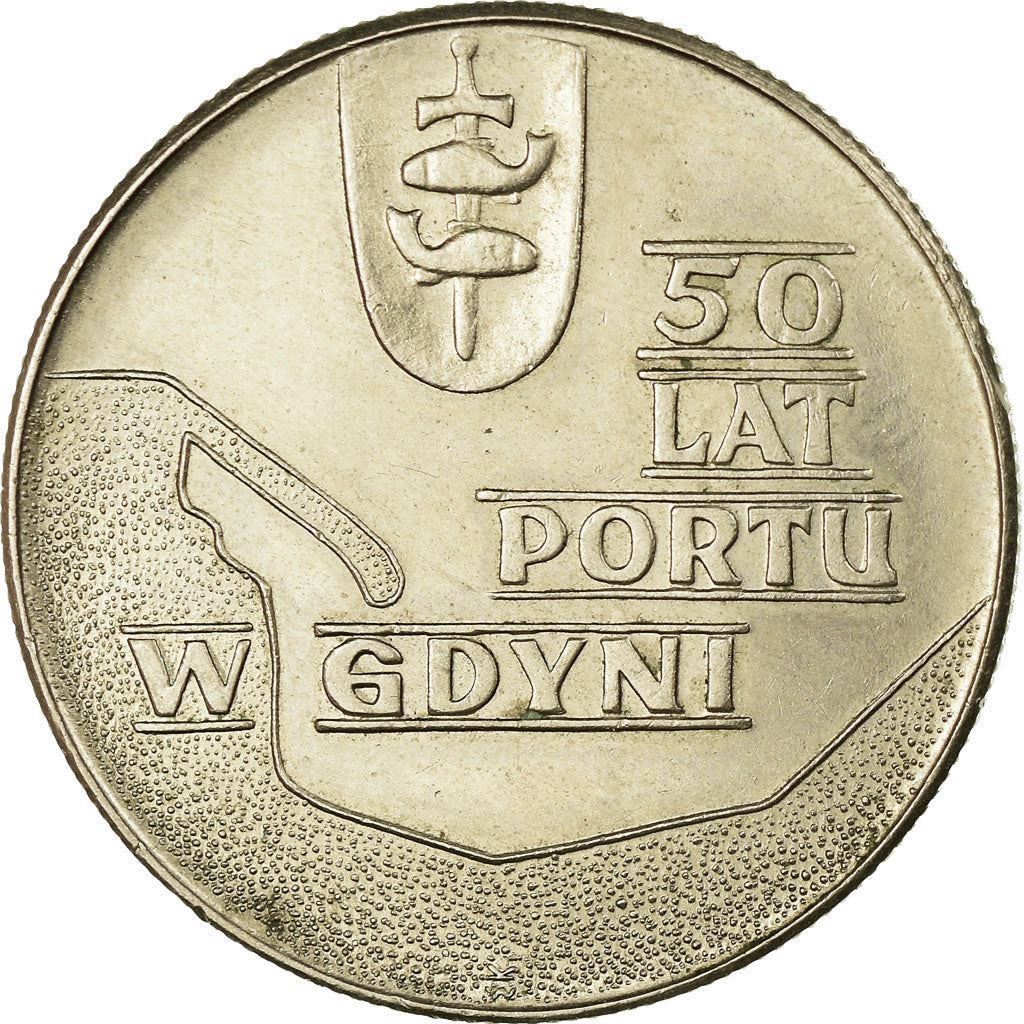 Poland | 10 Złotych Coin | Gdynia Seaport | Eagle | KM65 | 1972