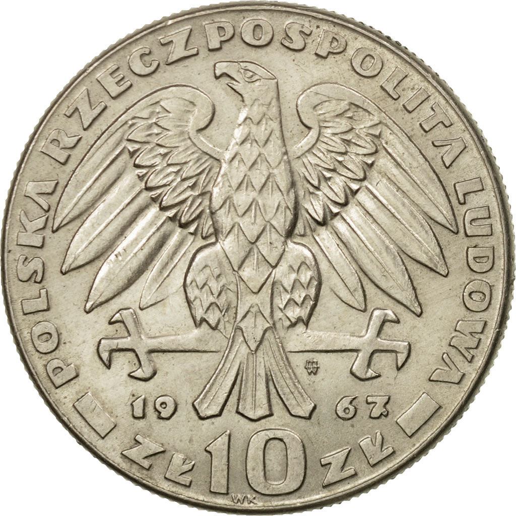 Poland | 10 Zlotych Coin | General Karol Swierczewski | Eagle | KM58 | 1967