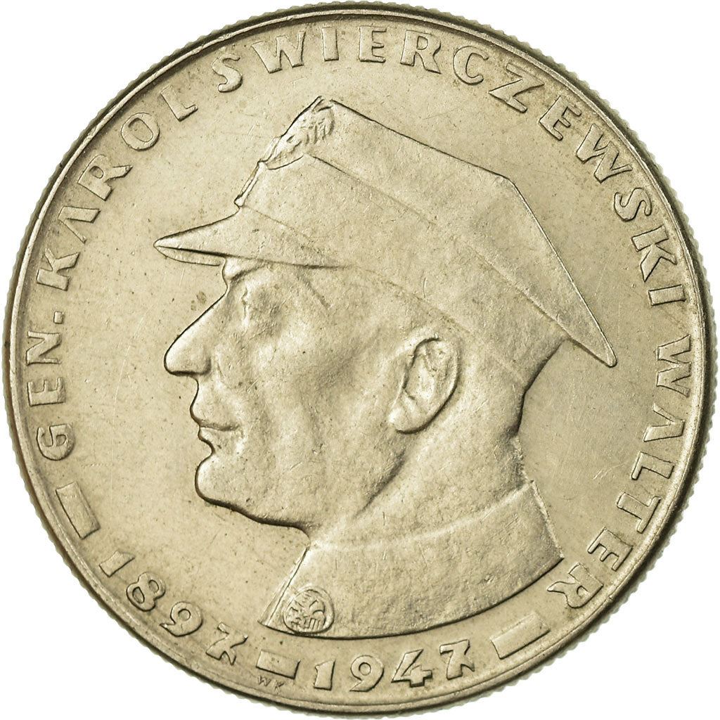 Poland | 10 Zlotych Coin | General Karol Swierczewski | Eagle | KM58 | 1967