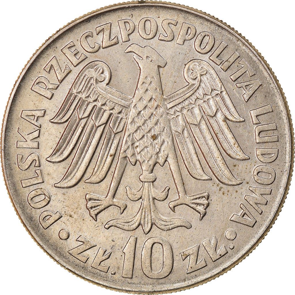 Poland | 10 Złotych Coin | Kazimierz Wielki | Eagle | KM52.1 | 1964