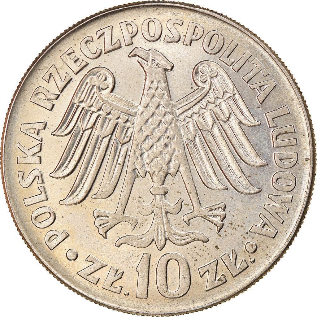 Poland | 10 Złotych Coin | Kazimierz Wielki | Eagle | KM52.1 | 1964