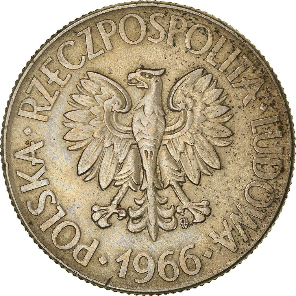 Poland | 10 Złotych Coin | Tadeusz Kościuszko | Eagle | KM50 | 1959 - 1966