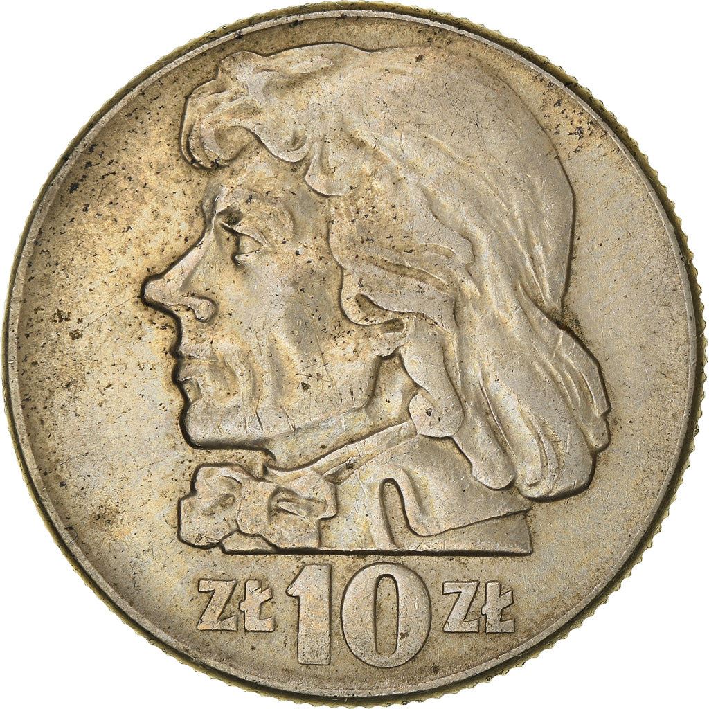 Poland | 10 Złotych Coin | Tadeusz Kościuszko | Eagle | KM50 | 1959 - 1966