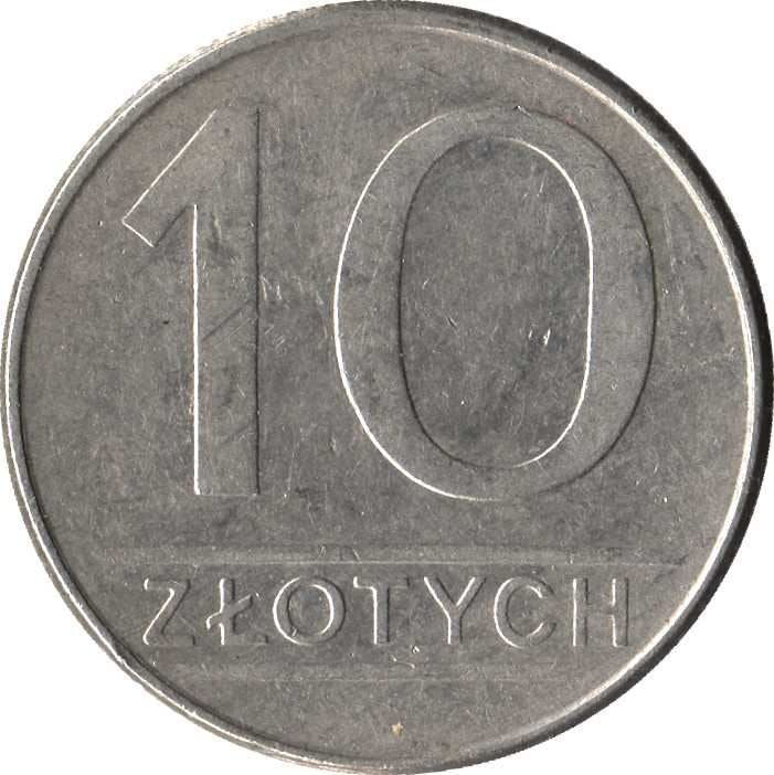 Poland | 10 Złotych | Eagle | KM152.1 | 1984 - 1988