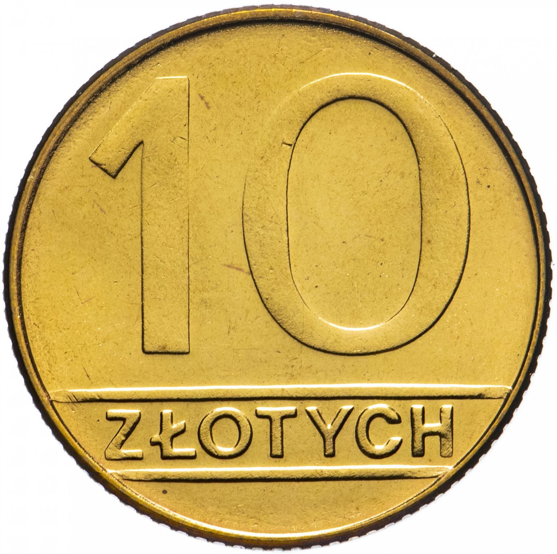 Poland | 10 Złotych | Eagle | KM152.2 | 1989 - 1990