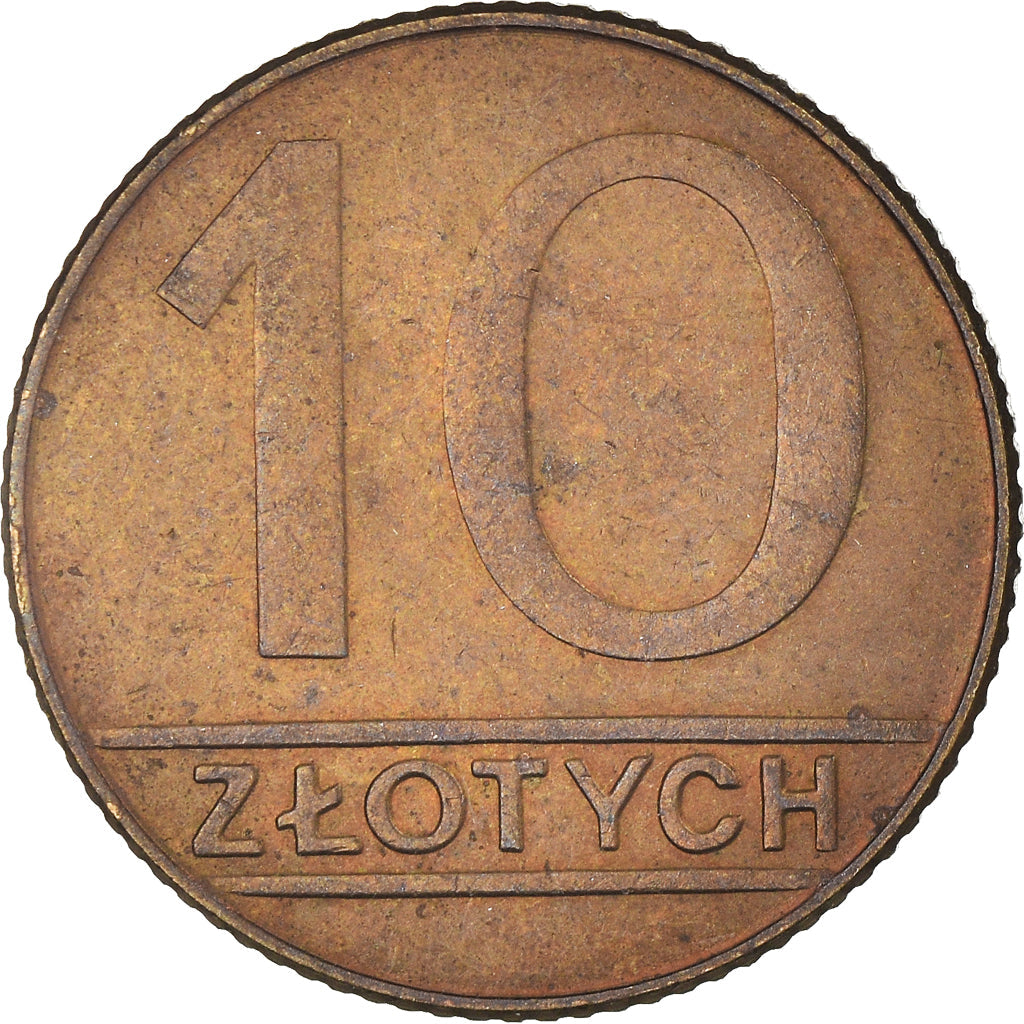 Poland | 10 Złotych | Eagle | KM152.2 | 1989 - 1990