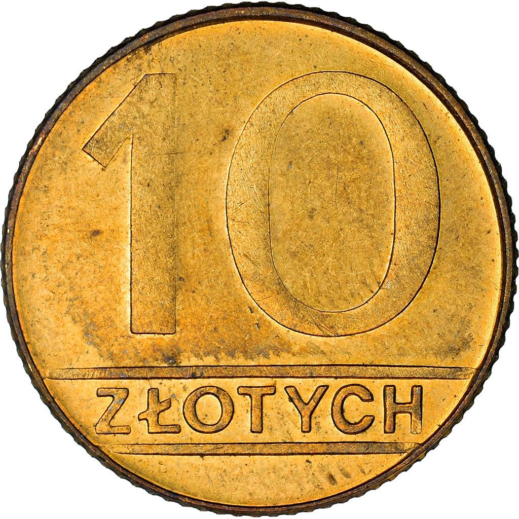 Poland | 10 Złotych | Eagle | KM152.2 | 1989 - 1990