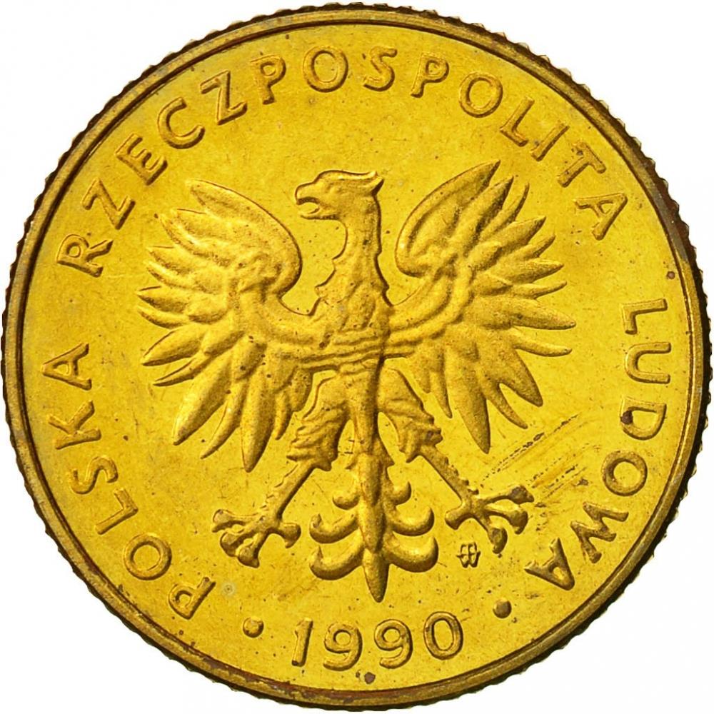 Poland | 10 Złotych | Eagle | KM152.2 | 1989 - 1990