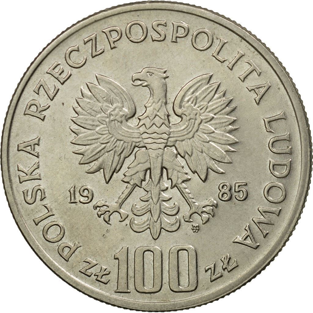 Poland | 100 Zlotych Coin | King Przemyslaw II | Km:Ob096 | 1985