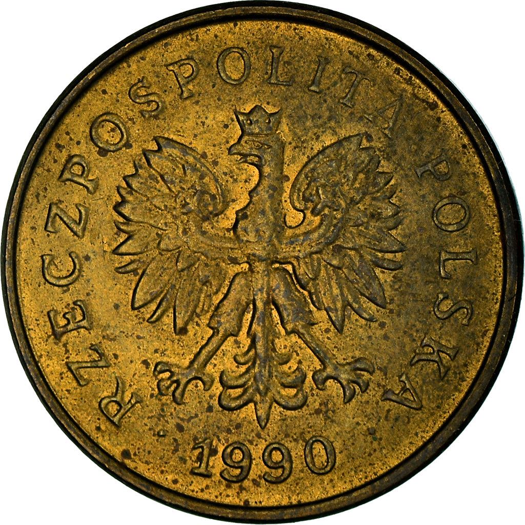 Poland | 2 Grosze | Oak Leaf | Eagle | KM277 | 1990 - 2014