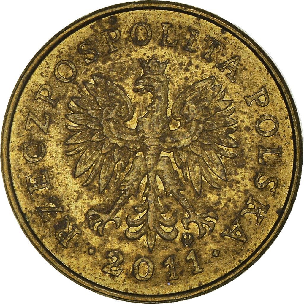 Poland | 2 Grosze | Oak Leaf | Eagle | KM277 | 1990 - 2014