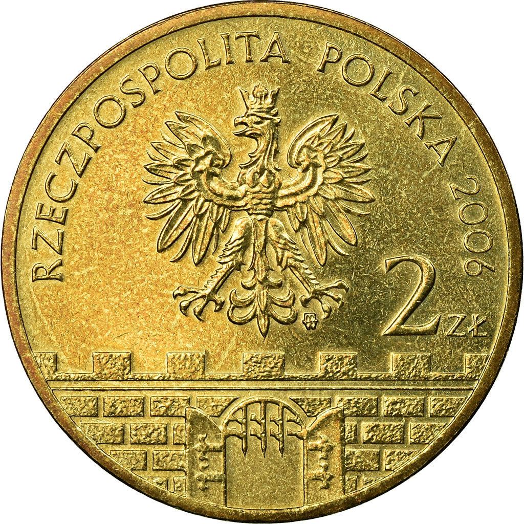 Poland | 2 Złote Coin | Żagań | Building | Eagle | KM569 | 2006