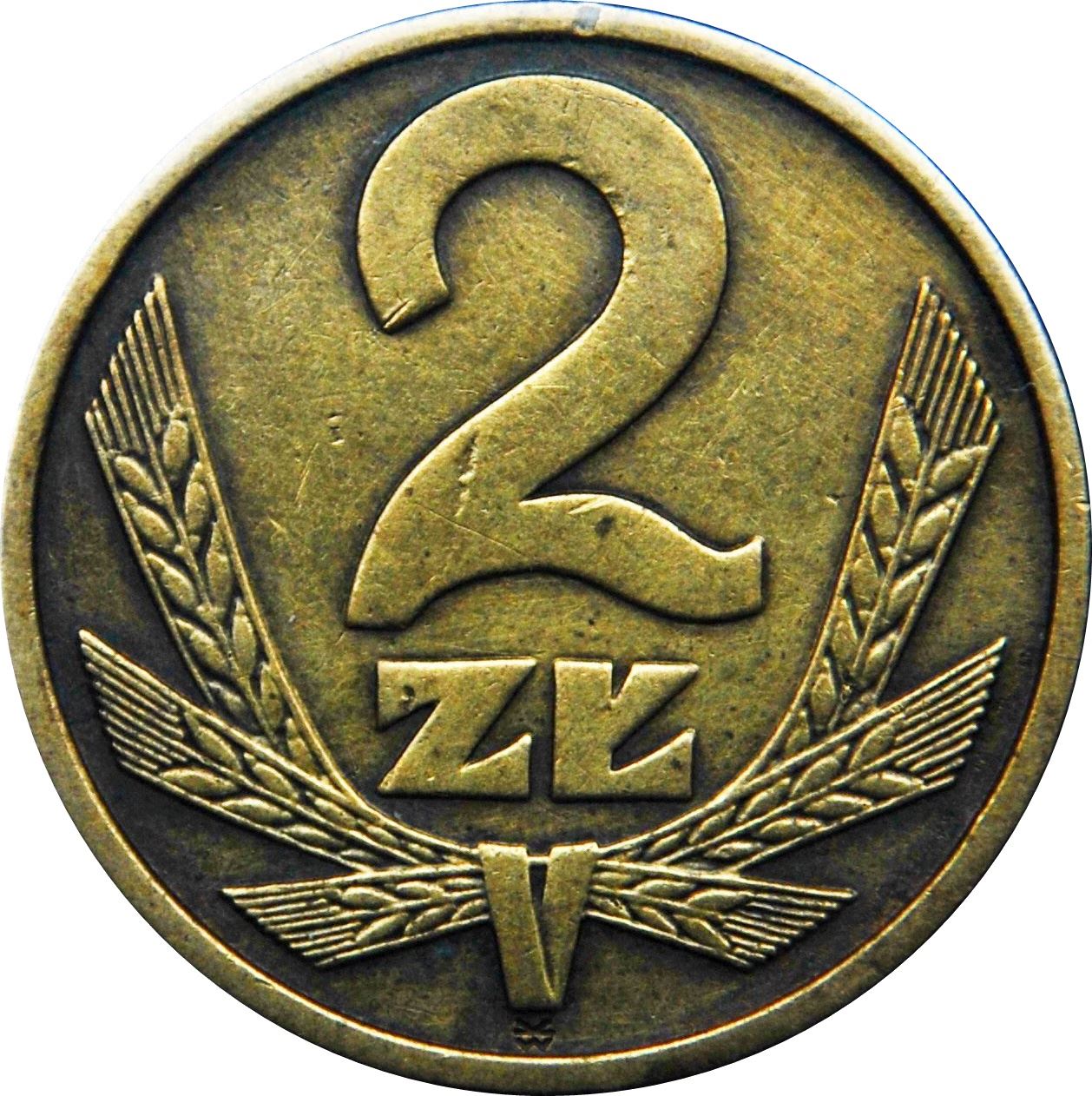 Poland | 2 Złote | Eagle | KM80.1 | 1975 - 1985