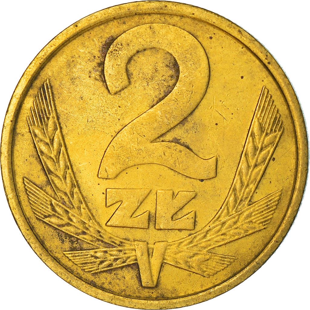 Poland | 2 Złote | Eagle | KM80.2 | 1986 - 1988