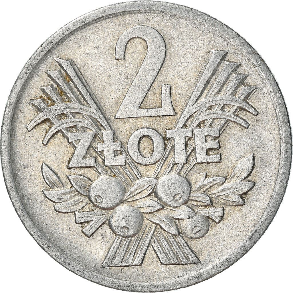 Poland | 2 Złote | Eagle | Wheat | Fruit | KM46 | 1958 - 1974