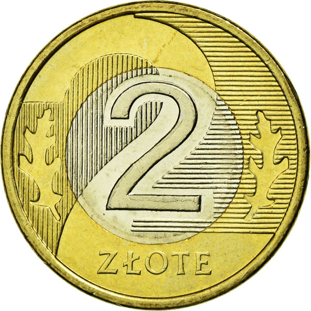 Poland | 2 Złote | Oak Leaves | Eagle | KM283 | 1994 - 2021