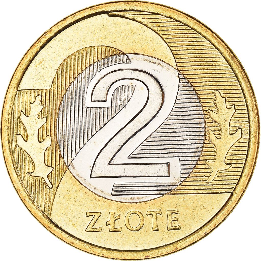 Poland | 2 Złote | Oak Leaves | Eagle | KM283 | 1994 - 2021